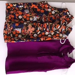 Set of 2 Silk JCrew Tops